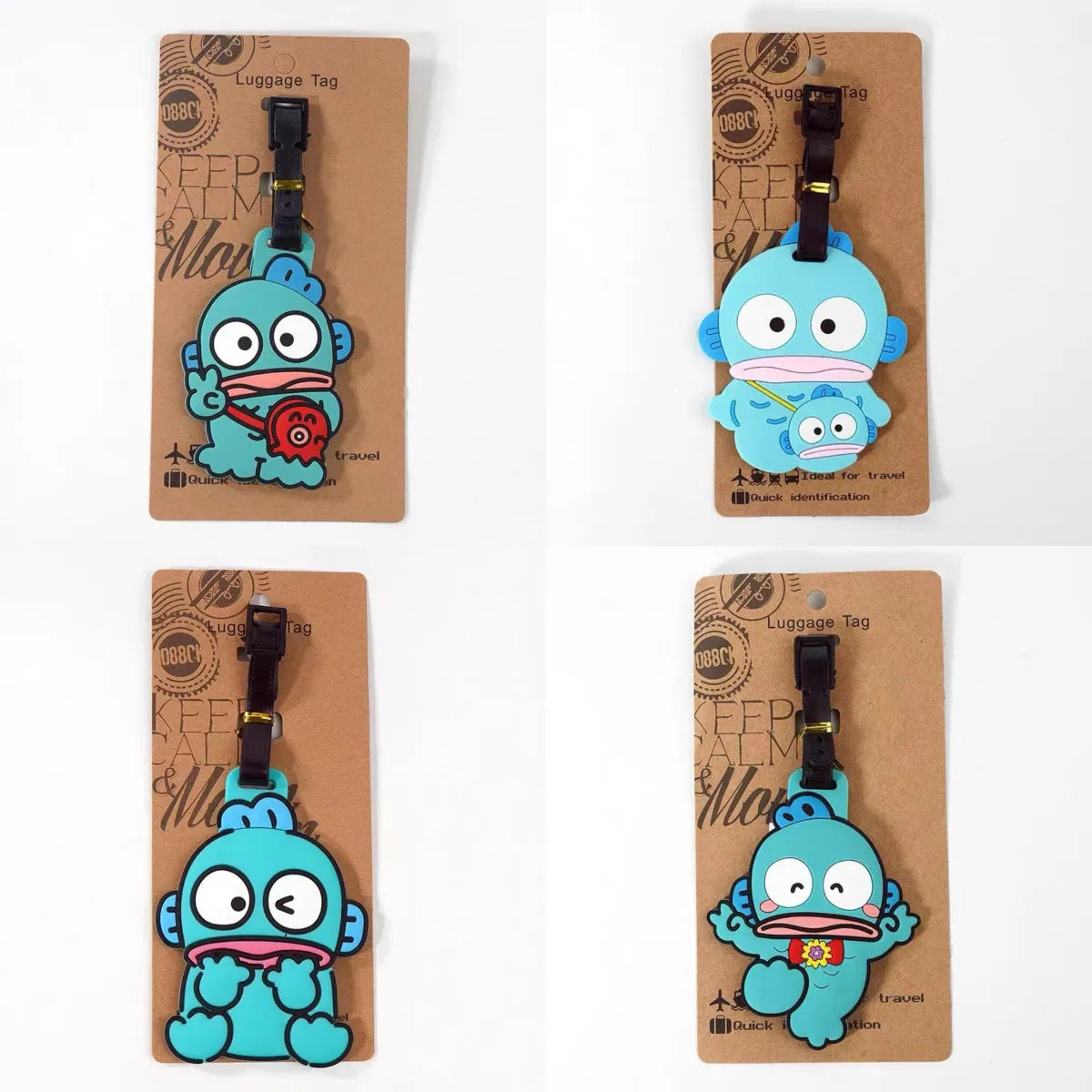 Sanrio Clownfish Hangyodon Luggage Tag