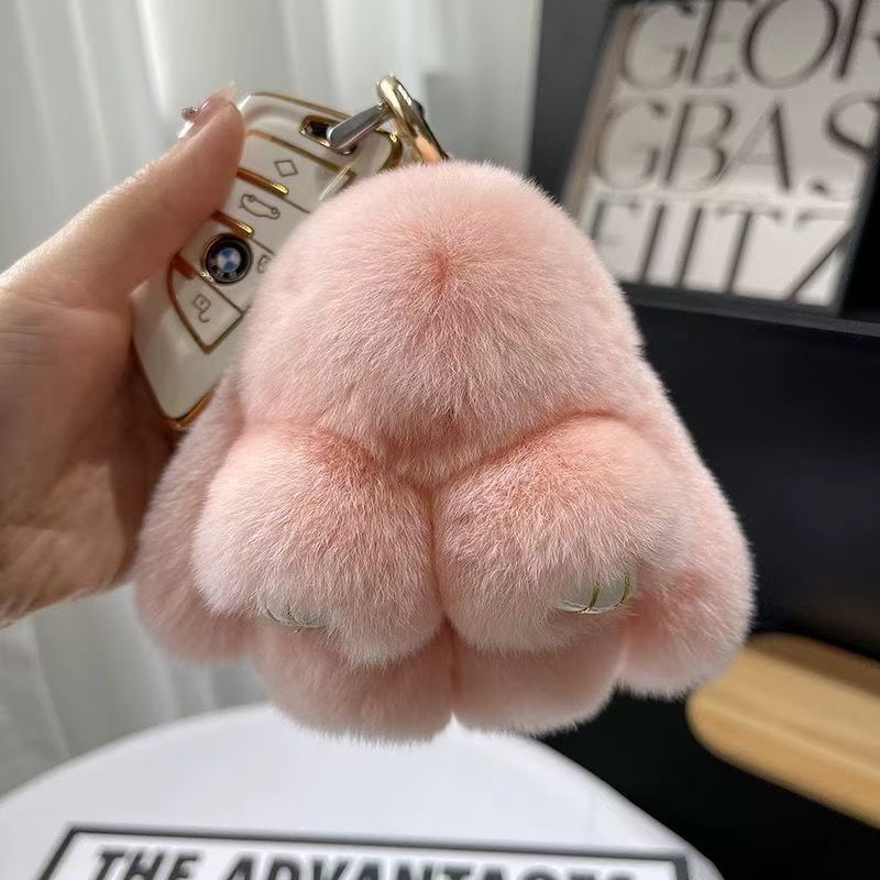 Little Rabbit Plush Keychain