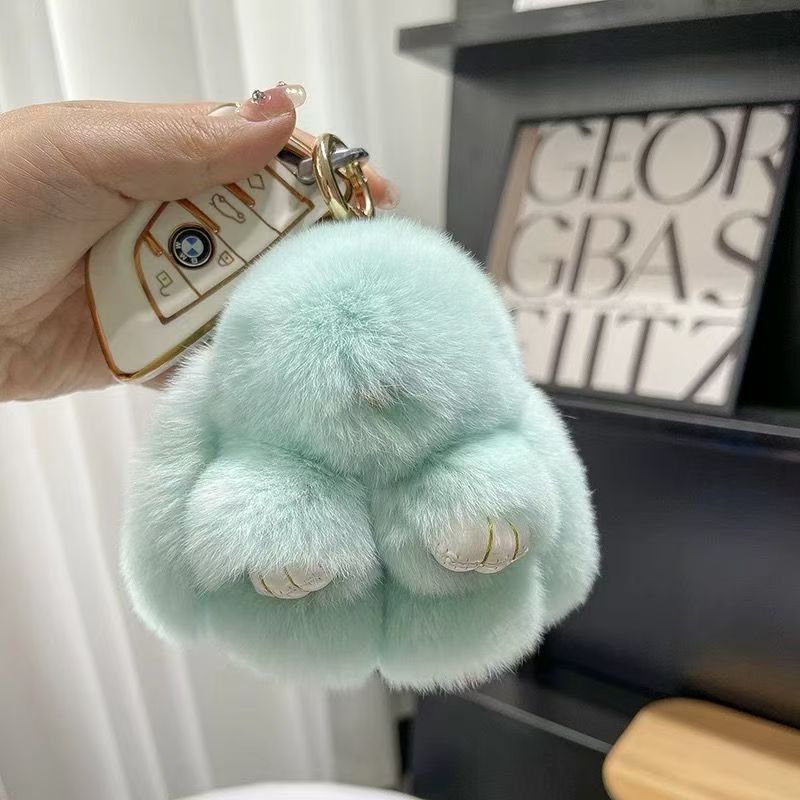 Little Rabbit Plush Keychain