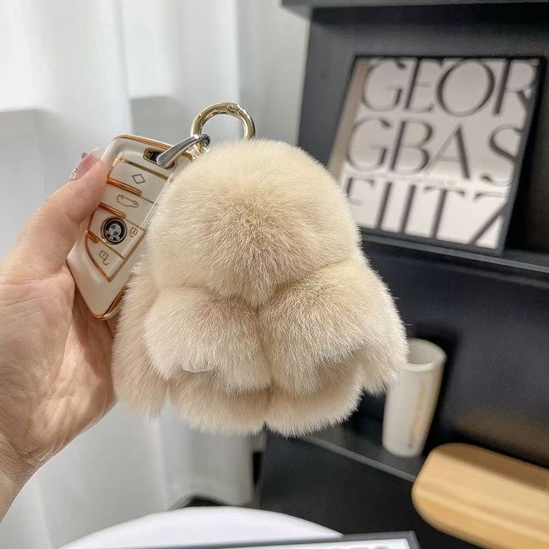 Little Rabbit Plush Keychain