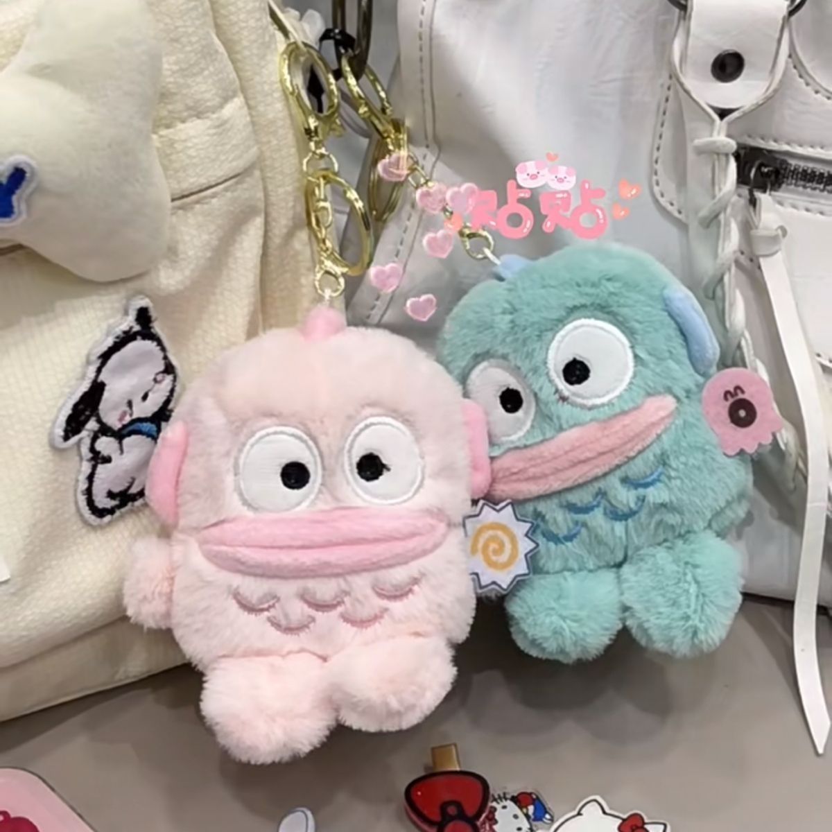 Sanrio Hangyodon Clownfish Plush Pendant