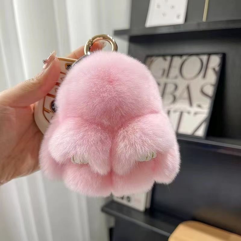 Little Rabbit Plush Keychain