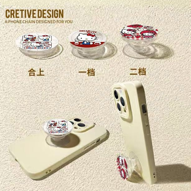 Sanrio Hello Kitty Phone Holder, Retractable Airbag Stand