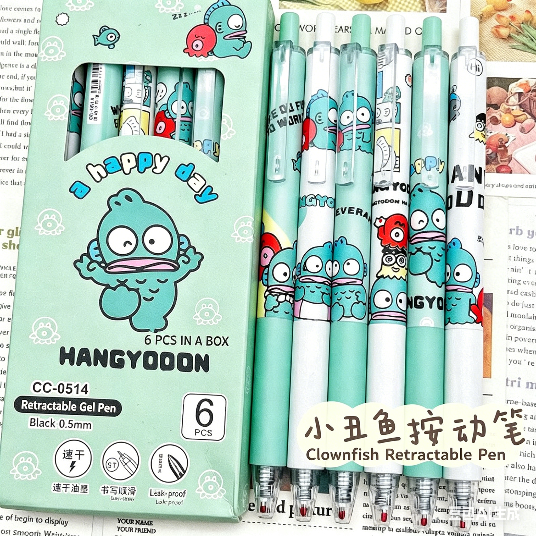 Sanrio Nemo 0.5mm Quick-Dry Gel Pen