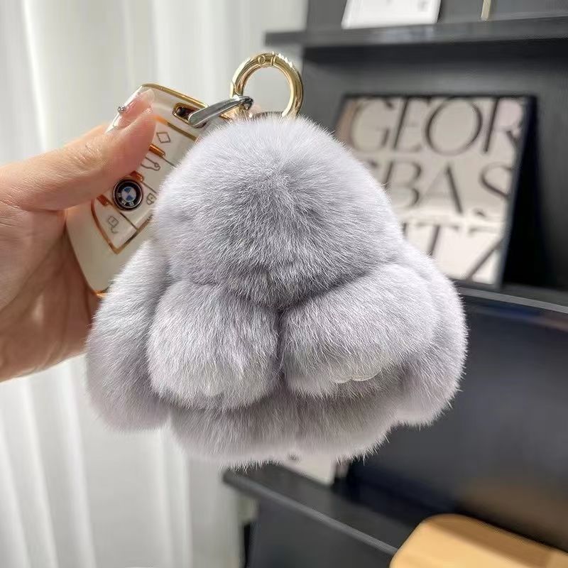 Little Rabbit Plush Keychain