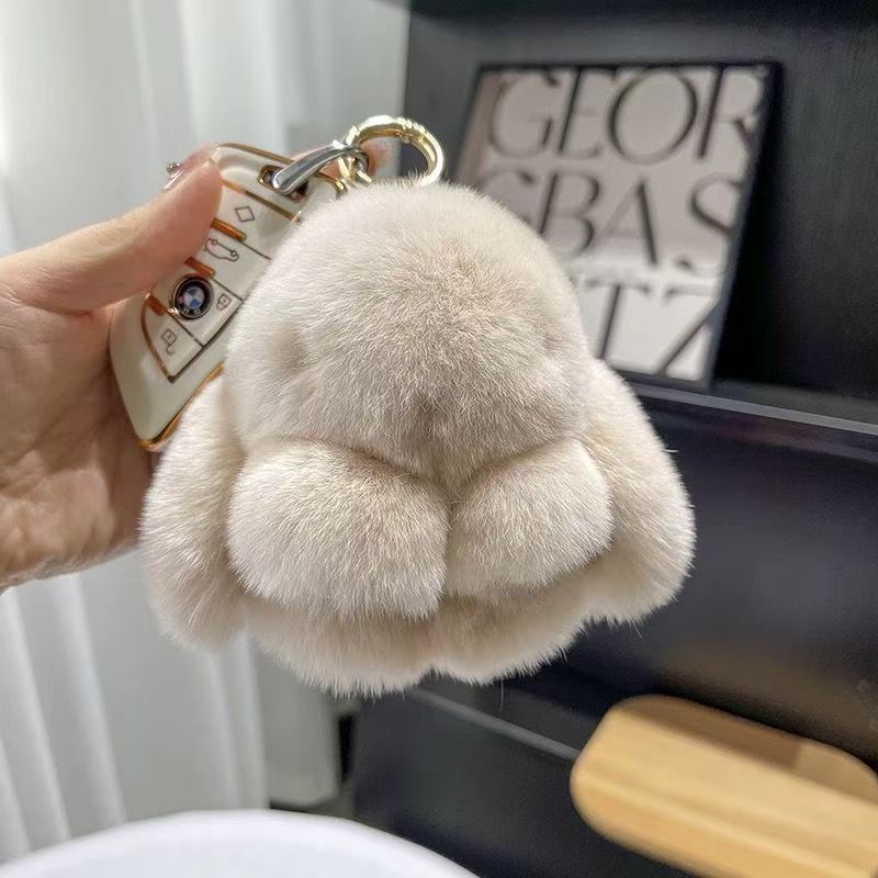 Little Rabbit Plush Keychain