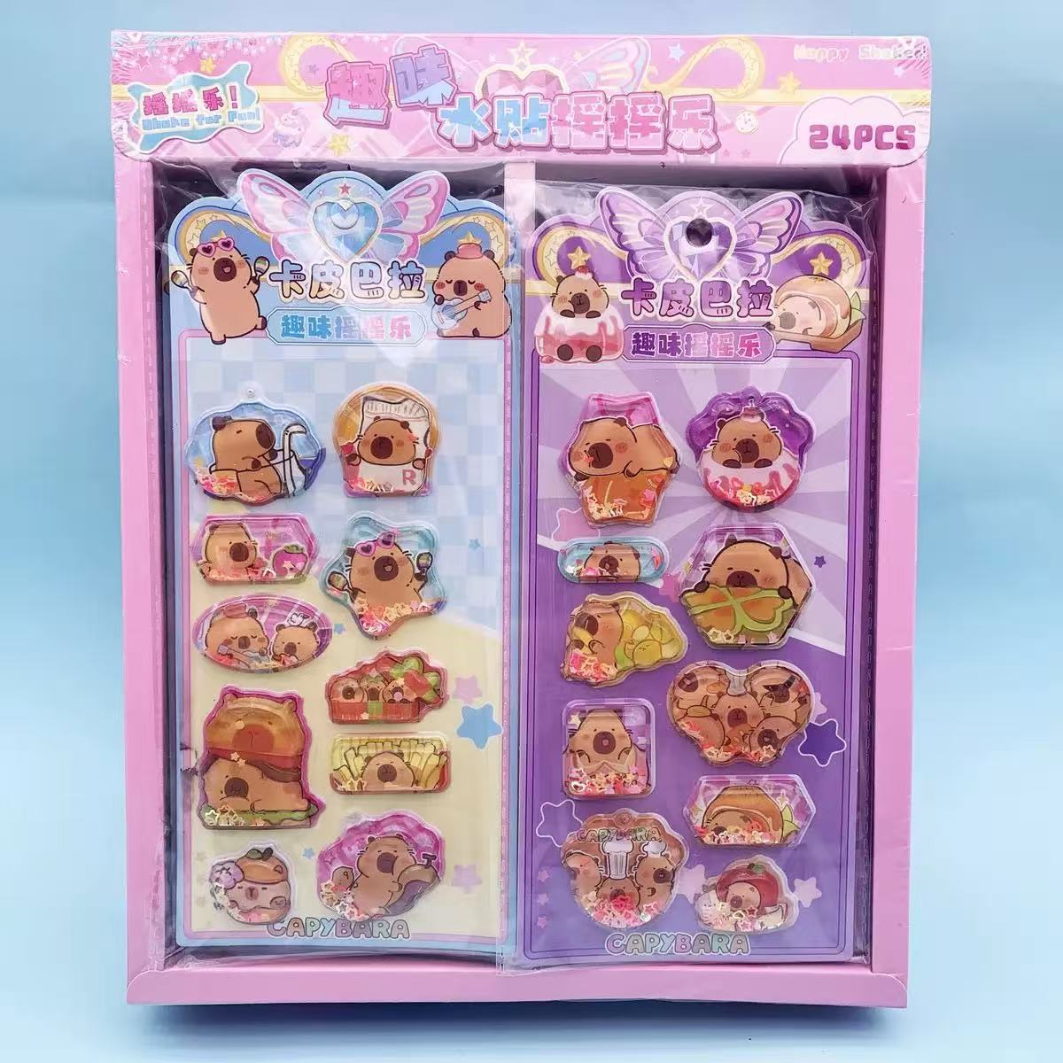 Sanrio cute pet stickers - high-quality kuromi shaker water decals - diy decorative stickers for kids