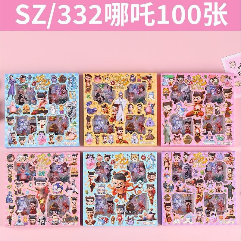 Cute sanrio-themed 100-piece journaling sticker set - cartoon, high-quality, kuromi & my melody diy material stickers