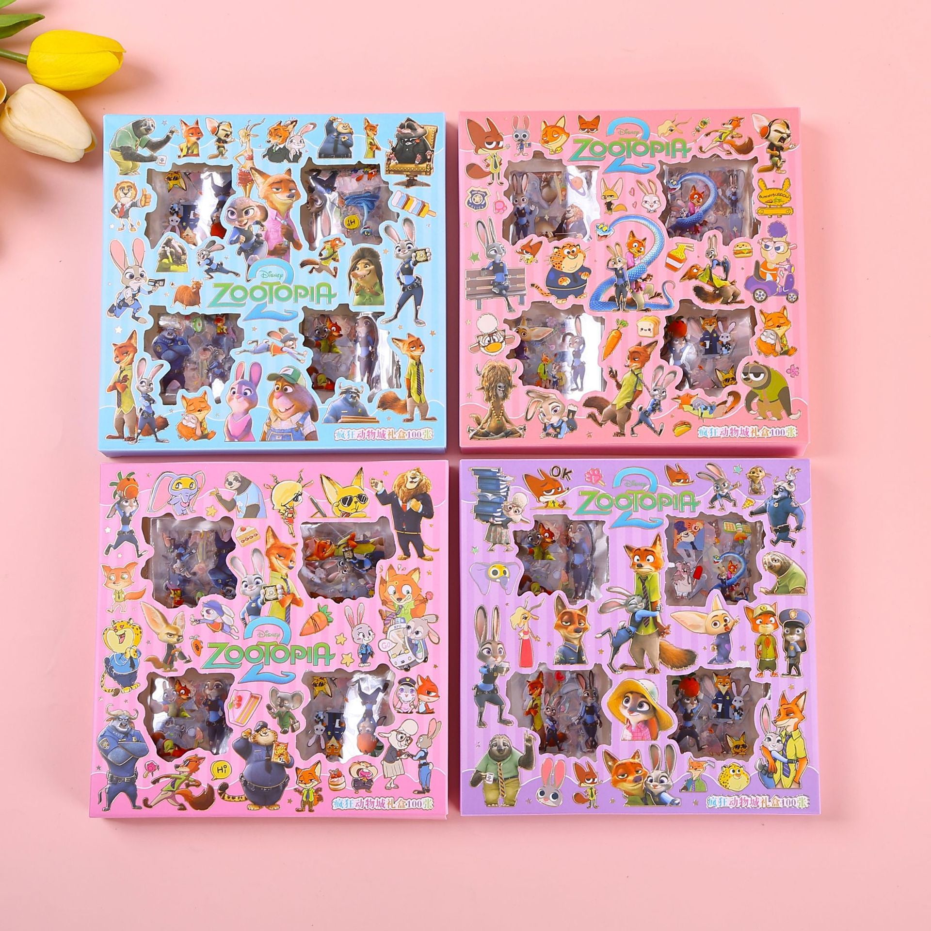 Cute sanrio-themed 100-piece journaling sticker set - cartoon, high-quality, kuromi & my melody diy material stickers