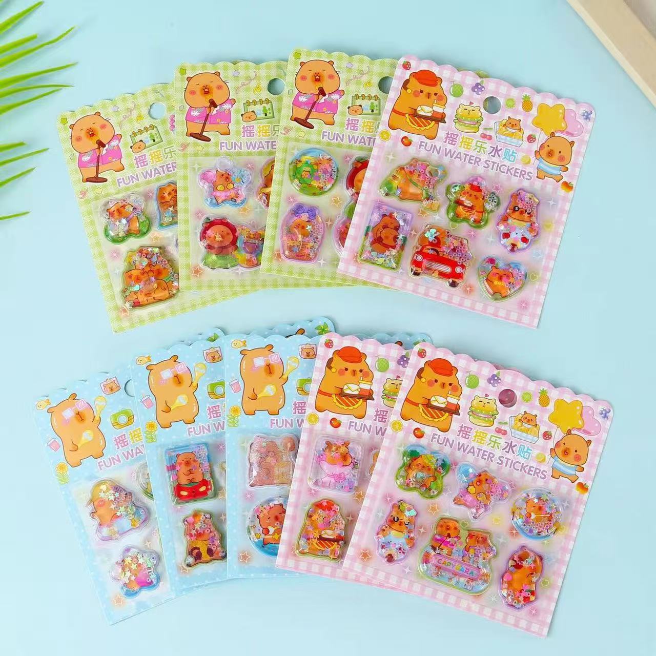 Sanrio cute pet stickers - high-quality kuromi shaker water decals - diy decorative stickers for kids