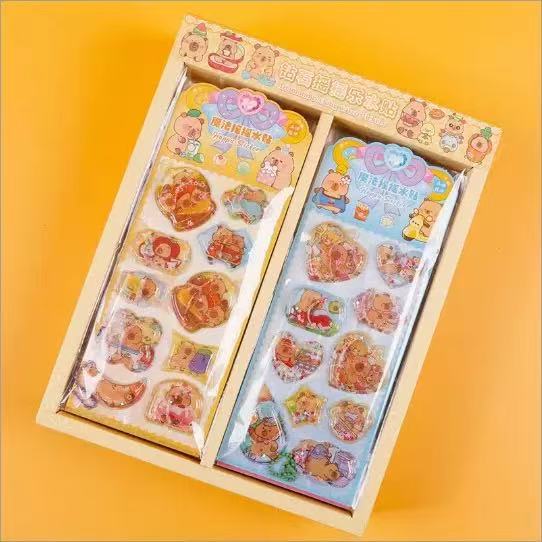 Sanrio cute pet stickers - high-quality kuromi shaker water decals - diy decorative stickers for kids