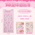 Authentic sanrio kuromi bubble stickers - cute cartoon cinnamoroll decorative 3d stickers for kids and girls - perfect gift!