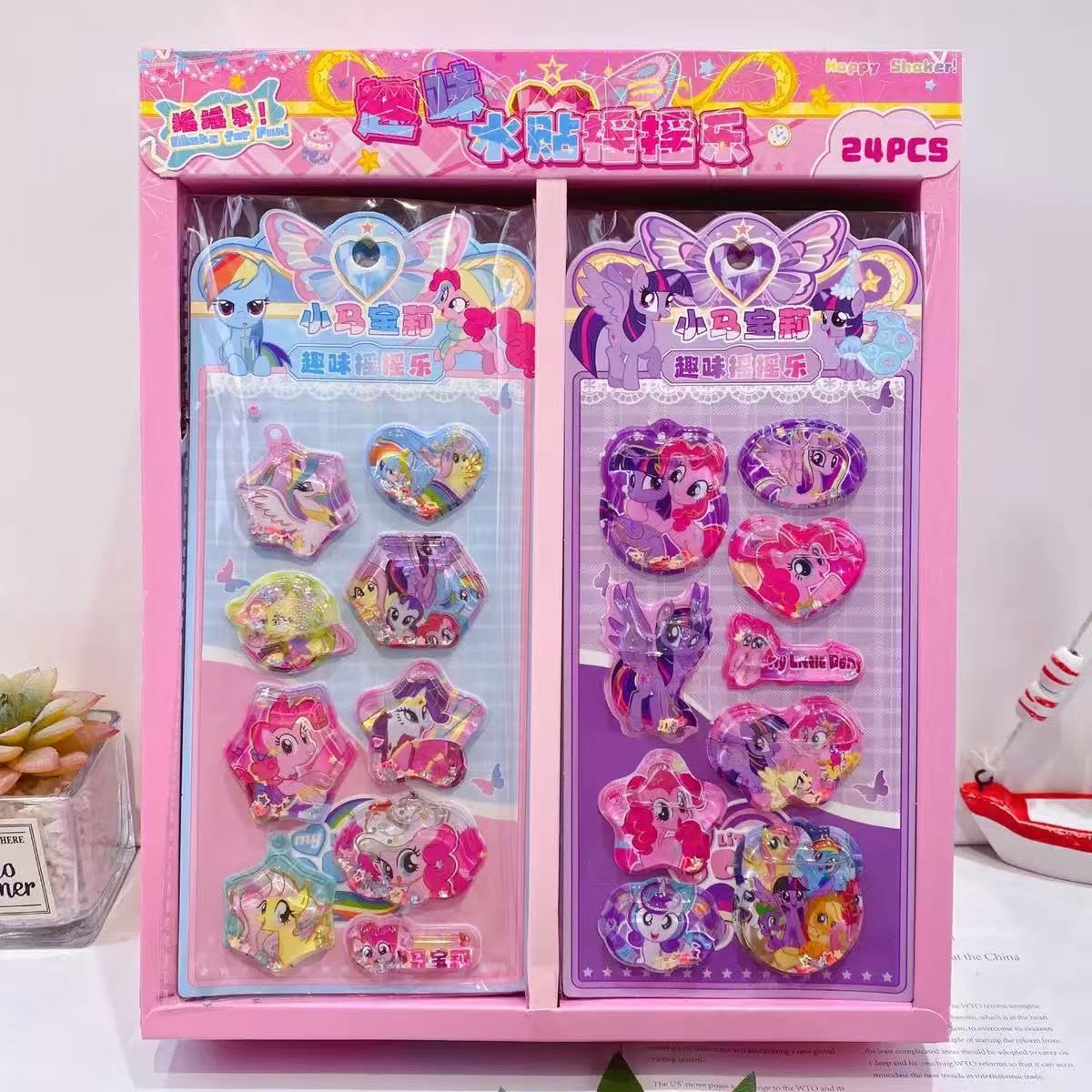 Sanrio cute pet stickers - high-quality kuromi shaker water decals - diy decorative stickers for kids