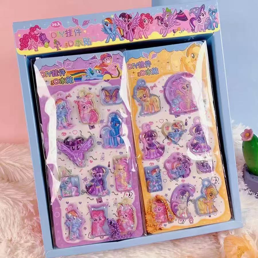 Sanrio cute pet stickers - high-quality kuromi shaker water decals - diy decorative stickers for kids