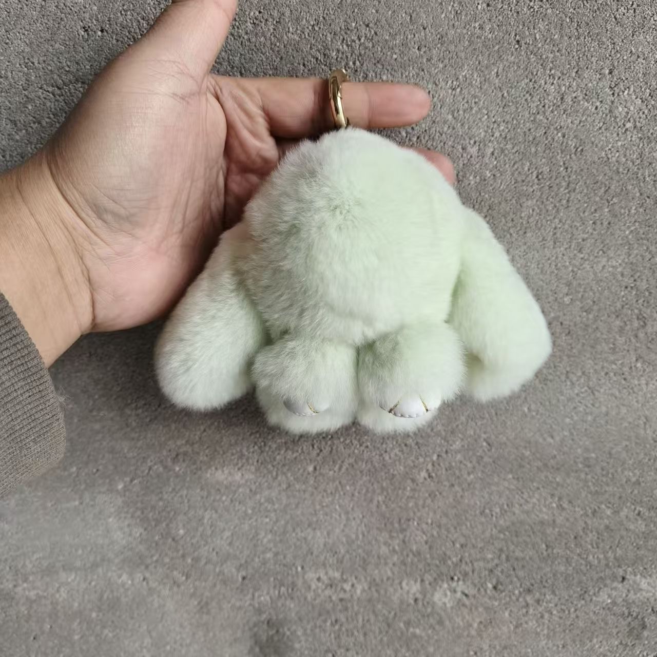 Little Rabbit Plush Keychain