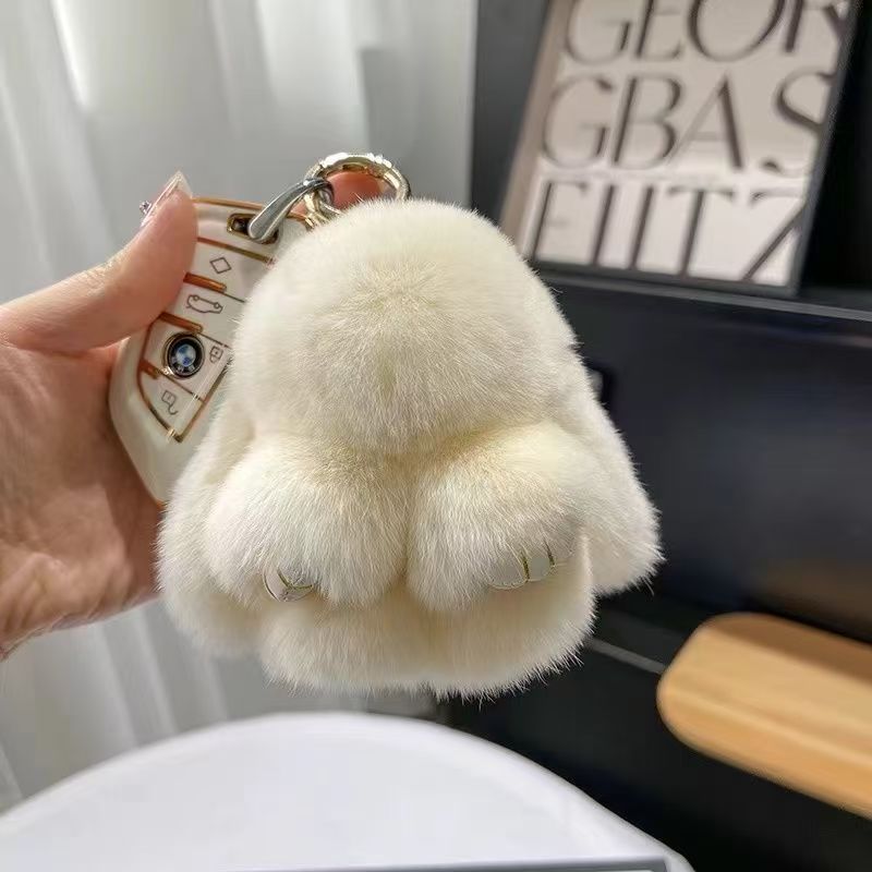 Little Rabbit Plush Keychain