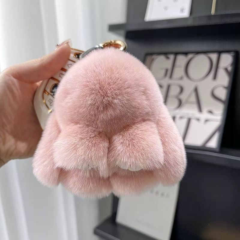 Little Rabbit Plush Keychain