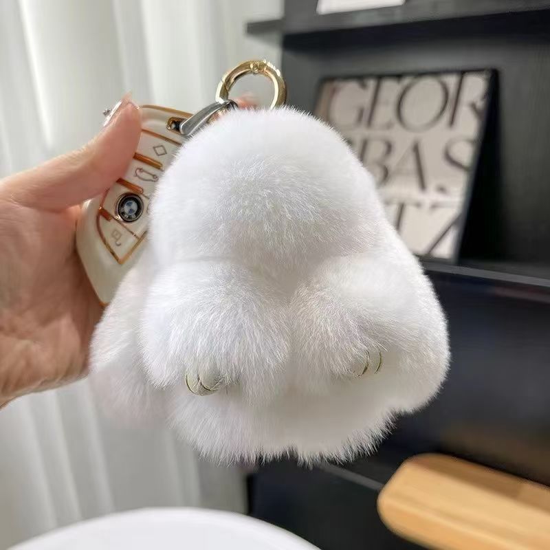 Little Rabbit Plush Keychain