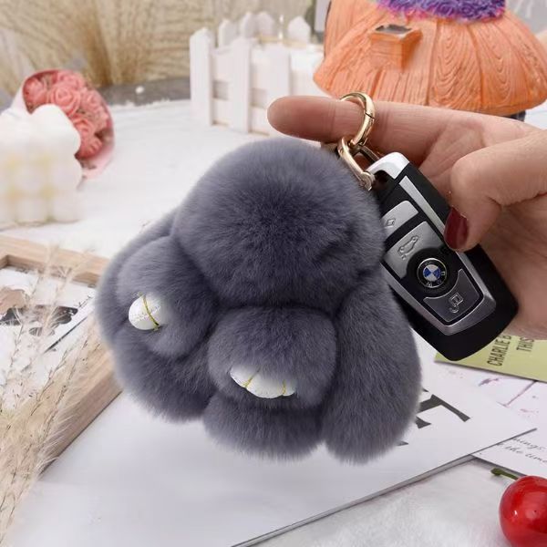 Little Rabbit Plush Keychain